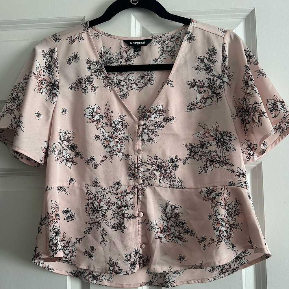 Silk Floral Blouse